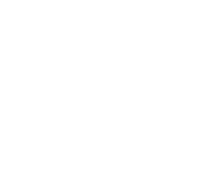 House and building icon on black background.